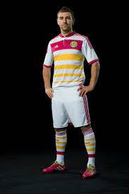 Show your pride with scotland national football team shirts. Scotland 2014 White Pink Yellow Rosebery Away Kit Not Sure Jury S Out On This One Football Kits Sports Shirts Retro Sports