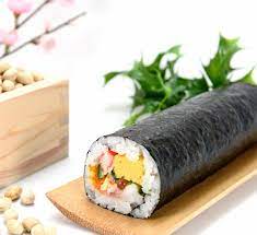 1 sheet of nori, the pressed seaweed used to make sushi, runs 10 calories. Ehomaki Sushi Roll Recipe Japan Centre