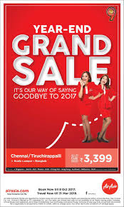Air Asia Year End Grand Sale It S Our Way Of Saying Googbye To 2017 Ad The Hindu Chennai 04 10 2017 In 2020 Air Asia Asia Ads