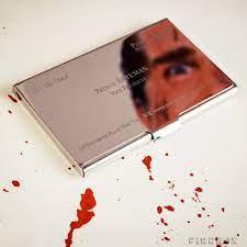 Patrick bateman obsesses over paul allen's card. Socially Conveyed Via Welikedthis Co Uk The Uk S Finest Products Patrick Bateman Business Card Ho Business Card Case Business Cards Business Card Holders