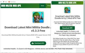 Getting started is easy with the sarge's in game tutorial to guide you through the basics. Mini Militia Mod Apk