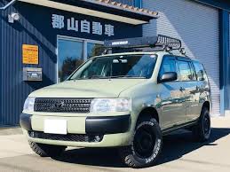 中古車 トヨタ プロボックスバン ２インチリフトアップ ４ｗｄ ｍｔタイヤ キャンパー使用中古車販売実績 2018 07 14 郡山自動車 中古車なら グーネット プロ ボックス バン トヨタ