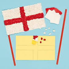 The day falls on the anniversary of st george's death and was previously a national holiday that was celebrated as widely as christmas. Tissue Paper England Flag St Georges Day Flag Crafts Saint George