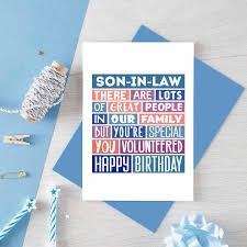 Birthday Gift For Son In Law In India Funny Birthday Card For Son In Law Funny Card Son In Law Etsy Birthday Cards For Son Funny Birthday Cards Birthday Cards