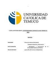Unicarrera > universidades > universidades en chile > región de la araucanía > universidad católica de temuco uct. Calameo Intercarreras Universidad Catolica Temuco