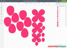 Diy large paper flowers ❀ cricut is optional! How To Make Giant Paper Flowers Easy And Fast Jennifer Maker