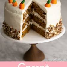 Orange cake with chocolate ganache. Carrot Cake Recipe Preppy Kitchen