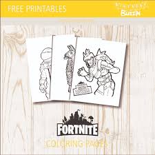 Fortnite battle royale is a survival game. Free Printable Fortnite Coloring Pages Birthday Buzzin