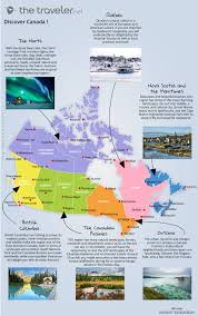 Places to visit Canada: tourist maps and must-see attractions