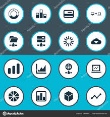 Vector Illustration Set Of Simple Information Icons