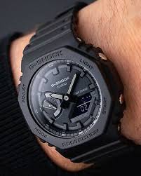 All our watches come with outstanding water resistant technology and are built to withstand extreme. G Shock Ga 2100 1a1er Casioak Triple Black Watch 100 Genuine Authentic Ebay
