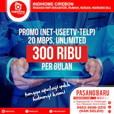 Cirebon hadir melayani calon pelanggan wilayah {kota1} secara online,buruan ambil kesempatan ini termurah,silahkan konsultasi dengan admin kami jika anda membutuhkan penjelasan seputar pemasangan indihome. Ljcbu419txxolm