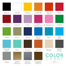 color chart samples dee cal frenzy wall decor