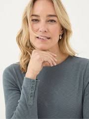 Buy FatFace Callie Grey Long Sleeve Top from the Next UK online shop