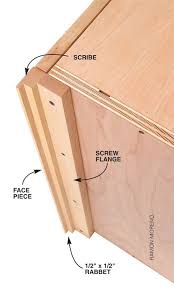 Q A Fitting A Frameless Cabinet Into A Corner Popular Woodworking Magazine Frameless Cabinets Corner Kitchen Cabinet Face Frame Cabinets