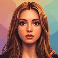 Cubism illustration of "Anna Édes" novel character