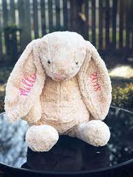 Item offers personalized preview p. Personalized Easter Bunnies Easter Gifts For Kids Personalized Easter Bunnies Custom Easter Bunnies Easter Bunnies For Boys Custom Bunnies Monogrammed B