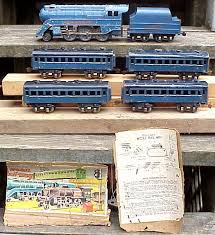 Sakai Occupied Japan O Gauge Blue Comet Passenger Set Toy Trains Set Model Trains Toy Train