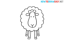 How to draw a sheep | easy to followподробнее. How To Draw A Sheep For Kids How To Draw Easy