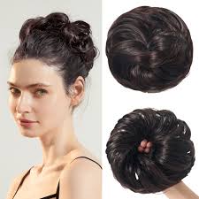 Amazon.com : BwelsZJ Large Messy Bun Hair Piece Curly Synthetic Extensions  Scrunchies Fake Chignon Updo Hairpieces for Women Black Cherry : Beauty &  Personal Care