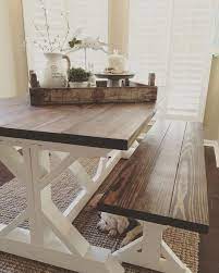Cool 30 Diy Modern Farmhouse Bench Decor Ideas Https Roomadness Com 2017 11 2 Farmhouse Dining Room Table Farmhouse Dining Table Farmhouse Dining Rooms Decor