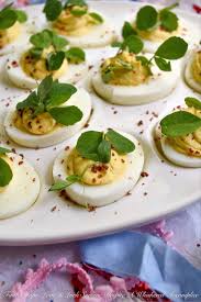 Deviled Eggs With Lemon Pink Peppercorns What Can I Say About These Fabulous Deviled Eggs They Re Traditio Deviled Eggs Food Processor Recipes Rich Recipe