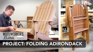 Although projects similar to this one are rather common abram would build a chair and give it away as a promotion for the show and i'd build a duplicate as a project for the popular woodworking readers. Building A Folding Adirondack Chair Complete Project Build Youtube
