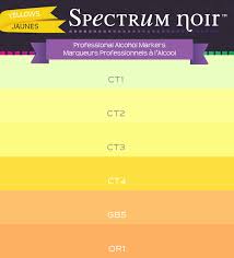 Color Charts Spectrum Noir Colouring System From Crafters