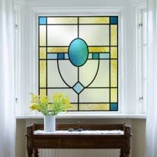 It's pretty easy to do and doesn't use any adhesive so it's clean to take down if. Stained Glass Window Film Stained Glass Windows Purlfrost