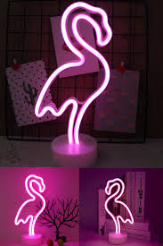 Buffer Pembe Flamingo Model Neon Led Isikli Masa Lambasi Trendyol