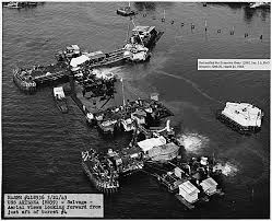 the uss arizona, sunk dec. 7, 1941
