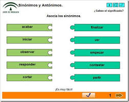Sinonimos Y Antonimos Sinonimos Y Antonimos Antonimos Sinonimos