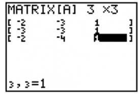 Inverse Of 3x3 Matrix Using Ti Calculator Precalculus Matrix Calculator