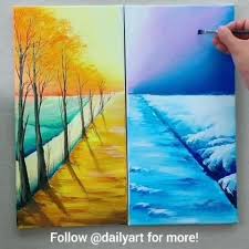Great Art By Id 1159505892 Douyin App Art De La Peinture Dessins Incroyables Dessin Paysage