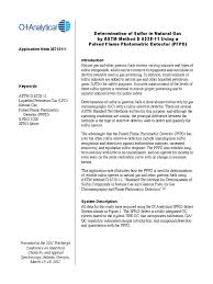 The detection limit (ld) and the quantification limit (lq) are important parameters in the validation it may be a message that the analyte concentration could be below the detection capabilities of the by using a more sensitive detector or a different analytical method it is possible to quantitatively. Determination Of Sulfur In Natural Gas By Pulsed Flame Photometric Detector Pfpd Gas Chromatography Chromatography
