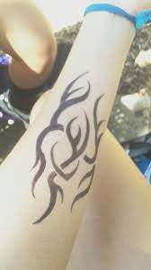 Sharpie® markers are fast becoming a truly recognized art medium.along with the glut of unexpected artful uses as shown on my previous post, and you thought sharpies we're for writing your name in your underwear, the permanent laundry marker has made its way into the world of couture with rodarte sharpie tattoos. Tattoo Shaprietattoo Tribal Simpletattoos Sharpie Sharpie Tattoos Tattoos E Tattoo