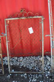 At fenceparts.us we carry a large variety of chain link fence parts, accessories, and fence installation tools including drive and walk gate parts. Chain Link Fence Gate Shorewood Forest Surplus Lumber Vintage Collectibles Sale K Bid