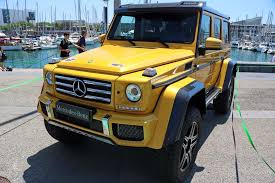Mercedes Benz G Class Yellow Copy In Barcelona All Andorra Mercedes Benz G Class Benz G Class Benz G