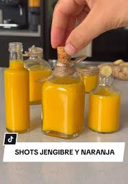 Receta saludable: Shots de jengibre y naranja para tu sistema inmunológico