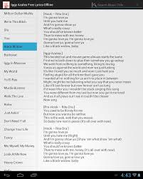 Official music video for black widow by iggy azalea featuring rita ora. Iggy Azalea Lyrics Free For Android Apk Download