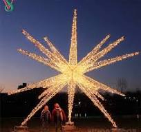 Large Christmas Holiday Decoration 3D Waterproof LED Star ...