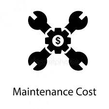 maintenance cost icon glyph design stock vector affiliate icon cost maintenance glyph ad glyphs icon design