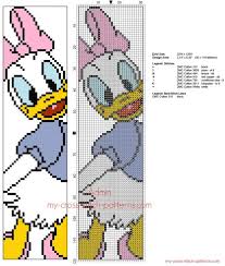 Free disney princess cross stitch bookmark patterns. Cross Stitch Children Bookmark With Disney Daisy Duck Free Cross Stitch Patterns Simple Unique Alphabets Baby Cross Stitch Bookmarks Cross Stitch Disney Cross Stitch
