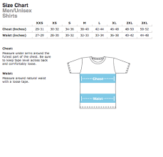 clothing size charts lex records