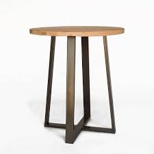 High Top Dining Table Bar Height Round Top Table Made With Reclaimed Wood And Pedestal Base Choose Size Thickness And Finish Round Pub Table Pub Table Modern Pub Table