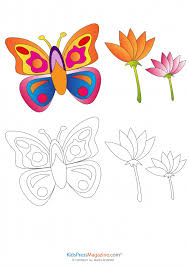 We have a great selection of free butterfly coloring pages to print and color! Butterfly Coloring Page With Colored Reference Kidspressmagazine Com Butterfly Coloring Page Butterfly Coloring Designs Coloring Books