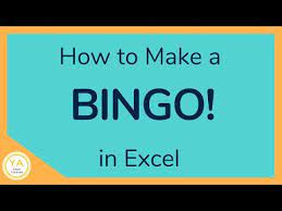 As an example of game procedure, give every student a bingo card, call out the definition. Make Bingo Cards With Words In Excel Video Tutorial