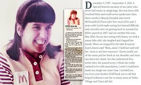 Brother, 64, pens loving obituary for sister, 61, with cerebral palsy