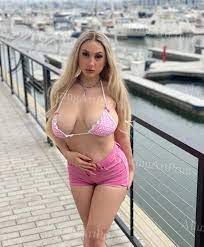 Skylar Voss Risque Print Blonde Model Pretty Woman Huge Boobs Butt Legs  V1060 | eBay