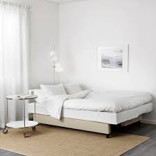Asarum Canape 3 Places Convertible Beige Ikea Canape Lit Lit Ikea Chaises Salon